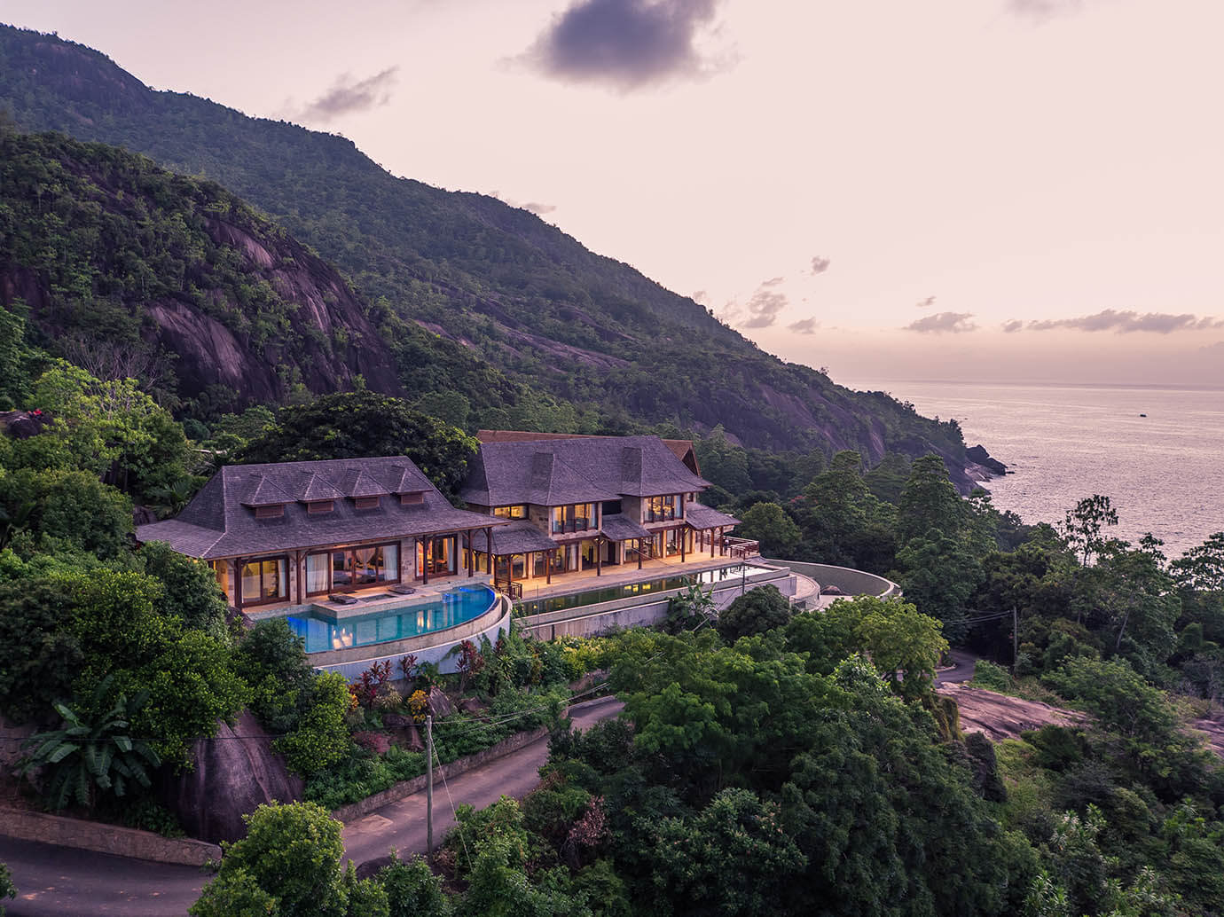 Luxury Exterior of Seychelles Project