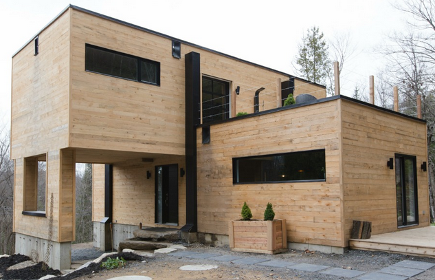 The Ideas: Simple But Wonderful Exterior For Wooden House